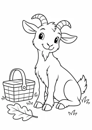 ヤギの小さなピクニック