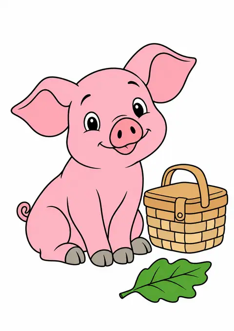 子ぶたの小さなピクニック 色見本