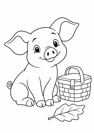 子ぶたの小さなピクニック