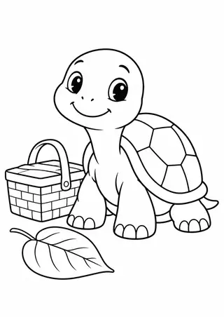 カメの小さなピクニック