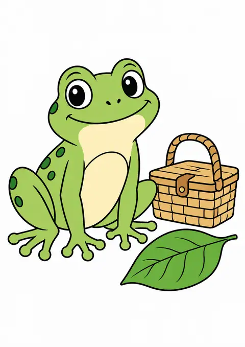 カエルの小さなピクニック 色見本