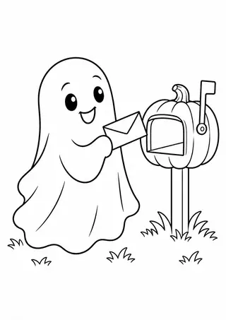 おばけの郵便配達