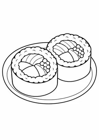 恵方巻きの切り口