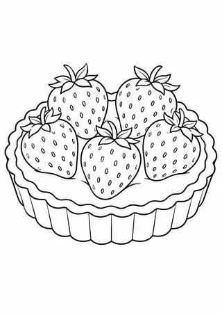 いちごの春のタルト